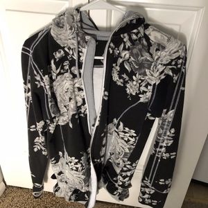 Albion Fit Floral Zip Up Hoodie